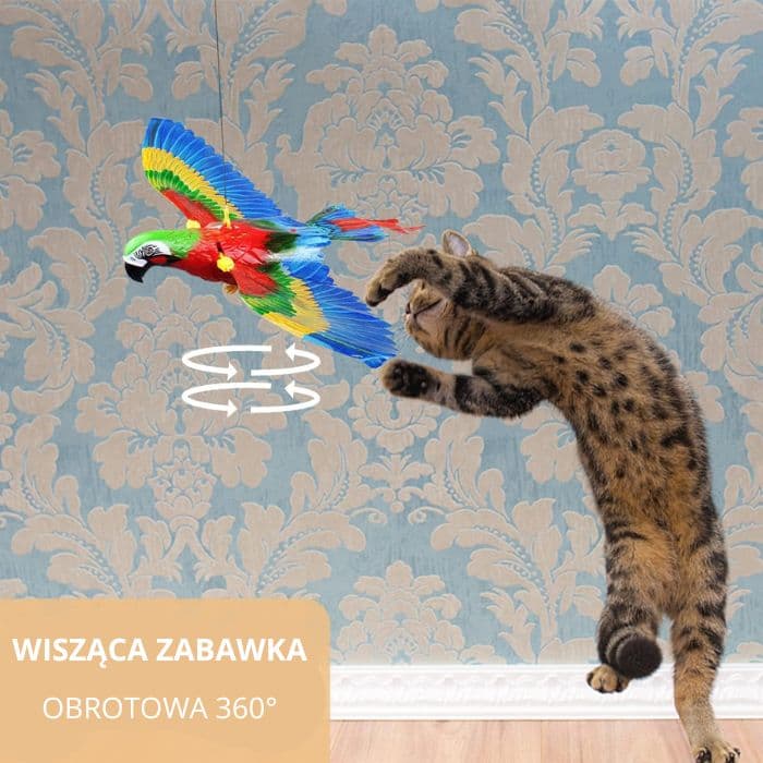 KittyJungle- latający ptaszek dla Twojego kota